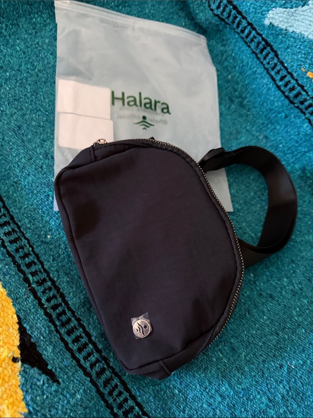 HALARA Black Men's Sling Belt Bag